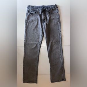 Men’s Levi’s 514 straight fit jeans in grey size W36 L32